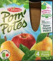 Mängden socker i POM'POTES Compotes Gourdes Pomme Poire 4x90g