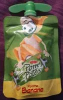 Mängden socker i POM'POTES Compotes Gourdes Pomme Banane 4x90g