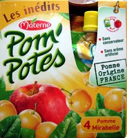Mängden socker i POM'POTES Pomme Mirabelle