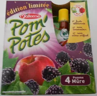Mängden socker i Pom'Pote Pomme Mûre