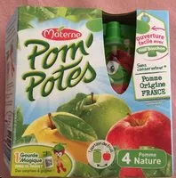 Mängden socker i POM'POTES Compotes Gourdes Pomme Nature 4x90g