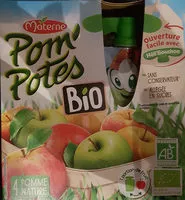 Mängden socker i Pom'Potes Pomme nature Bio
