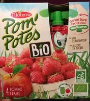 Mängden socker i Pomme Fraise Bio