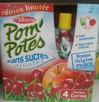 Mängden socker i Pom' Potes Pomme Cerise