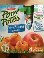Mängden socker i Pom' potes Pomme Abricot