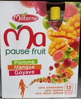 Mängden socker i Ma pause fruit Pomme Mangue Goyave