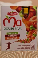 Mängden socker i Ma Pause Fruit Pomme Abricot Brugnon