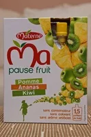 Mängden socker i Ma Pause Fruit Pomme Ananas Kiwi