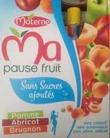 Mängden socker i Ma Pause Fruit Pomme Abricot Brugnon