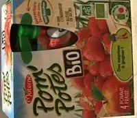 Mängden socker i POM'POTES Compotes Gourdes BIO Pomme Fraise 4x90g