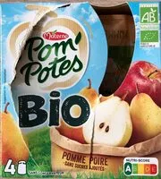 Mängden socker i POM'POTES Compotes Gourdes BIO Pomme Poire 4x90g