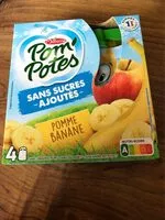 Mängden socker i POM'POTES Compotes Gourdes Pomme Banane 4x90g