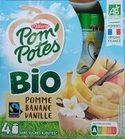Mängden socker i Pom'Potes bio pomme banane vanille