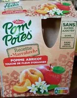 Mängden socker i POM'POTES Compotes Gourdes Recettes du Monde Marrakech 4x90g
