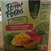 Mängden socker i POM'POTES Compotes Gourdes Recettes du Monde Costa Rica 4x90g