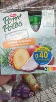 Mängden socker i Pom'potes Pomme Ananas Touche de Noix de coco
