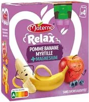 Mängden socker i Relax Pomme Banane Myrtille + Magnésium