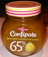 Mängden socker i Confipote reine-Claude 