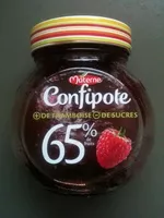 Mängden socker i Confipote framboise