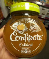 Mängden socker i CONFIPOTE Confiture allégée en sucres Pot Abricot 350g