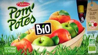 Mängden socker i POM'POTES Compotes Gourdes BIO Pomme Nature 12x90g