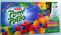 Mängden socker i POM'POTES Compotes Gourdes Multivariétés Les Inédits 12x90g