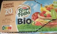 Mängden socker i POM'POTES Compotes Gourdes BIO Trivariétés 20x90g