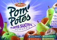 Mängden socker i Pack de Pom'potes