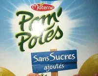 Mängden socker i POM'POTES Compote Gourdes Sans Sucres Ajoutés Pomme, Pomme Fraise, Pomme Framboise 96x90g 64+32 Offertes