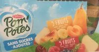 Mängden socker i POM'POTES Compotes Gourdes 5 Fruits Rouges & Jaunes 12x90g