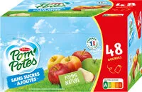 Mängden socker i POM'POTES Compotes Gourdes Pomme Nature 48x90g
