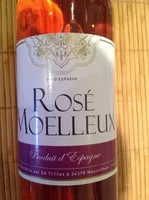 Mängden socker i Rose moelleux vin d'Espagne 10,5%
