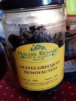 Mängden socker i Olives grecques dénoyautées