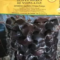 Mängden socker i Olives noires de nyons AOP
