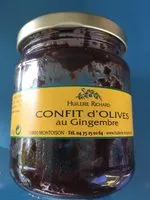Mängden socker i Confit d'olives au gingembre