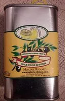 Mängden socker i Huile d'olive au citron