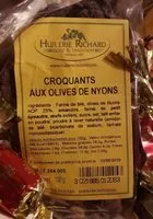 Mängden socker i Croquants aux olives