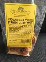 Mängden socker i Croquants aux tomates et piment d'espelette