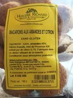 Mängden socker i Macarons aux amandes et citron