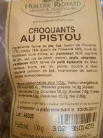 Mängden socker i Croquant au pistou