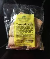 Mängden socker i Canistrelli