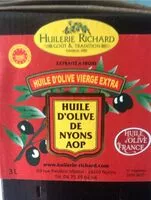 Mängden socker i Huile d’olive de Nyons AOP