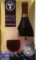 Mängden socker i Trilles - Vin de France - Rouge fruité