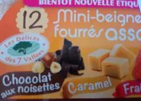 Mängden socker i Mini-beignets fourrées assortis