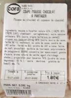 Mängden socker i Coupe mousse chocolat