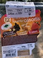 Mängden socker i Asst mini beignets fruites