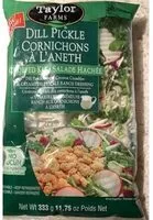 Mängden socker i Dill Pickle Cornichons A L'aneth