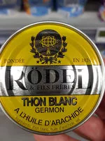 Mängden socker i thon blanc