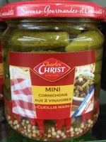 Mängden socker i Mini cornichons aux 2 vinaigres cueillis main
