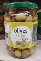 Mängden socker i Olives vertes